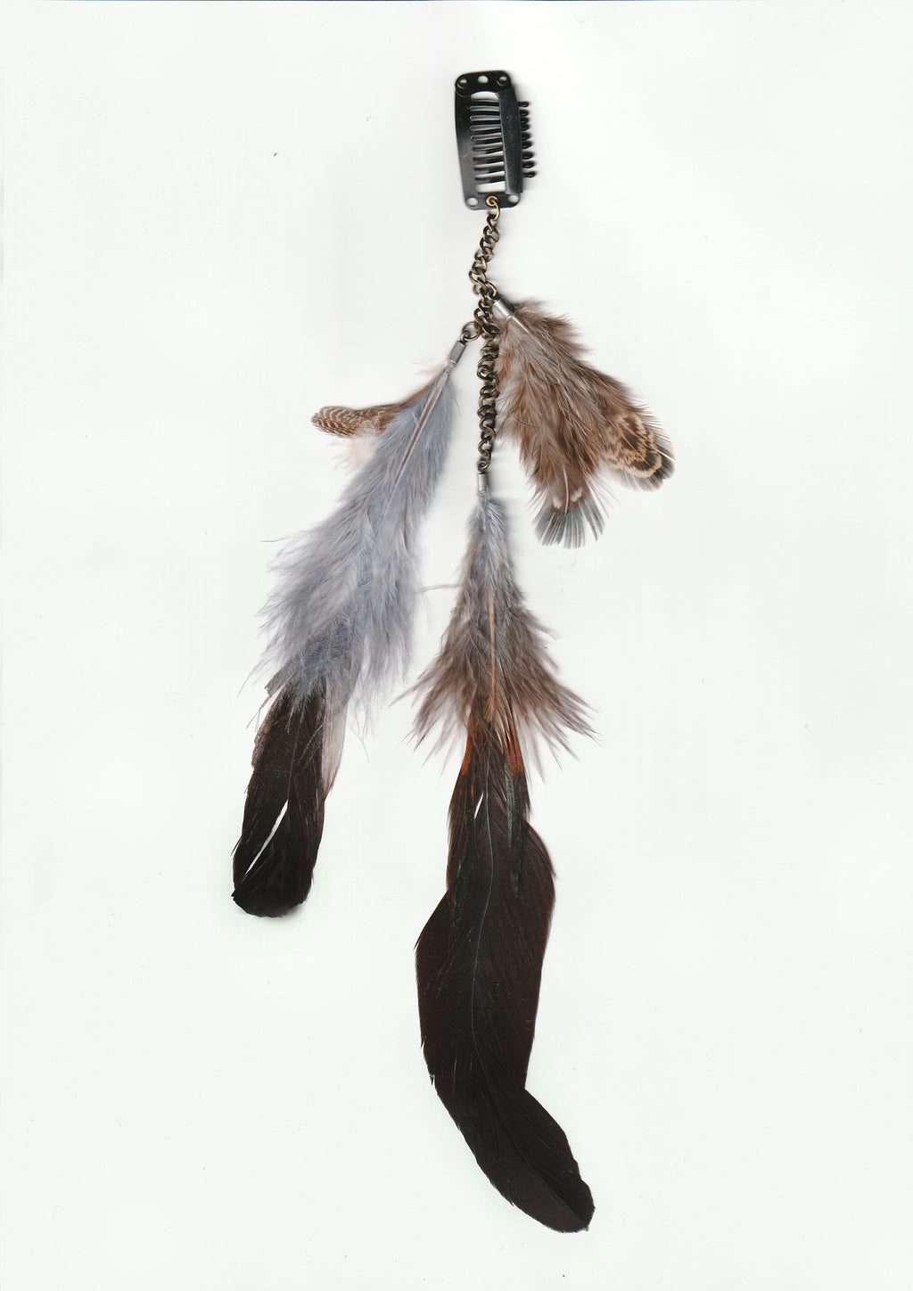 FEATHER BOBBY PIN
