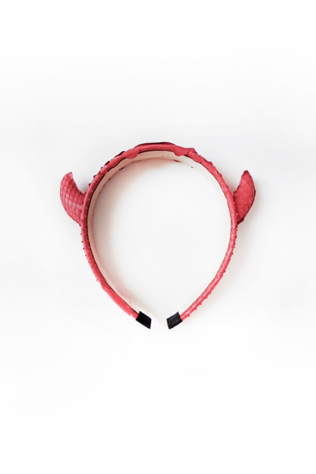 GENUINE PYTHON LEATHER HEADBAND pink