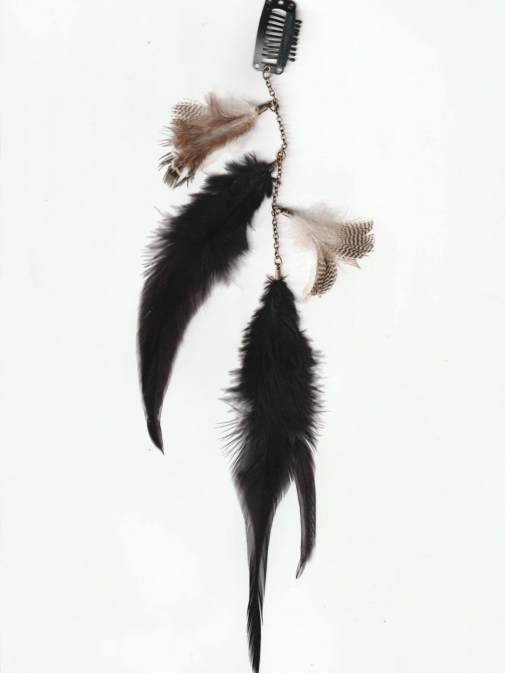 FEATHER BOBBY PIN